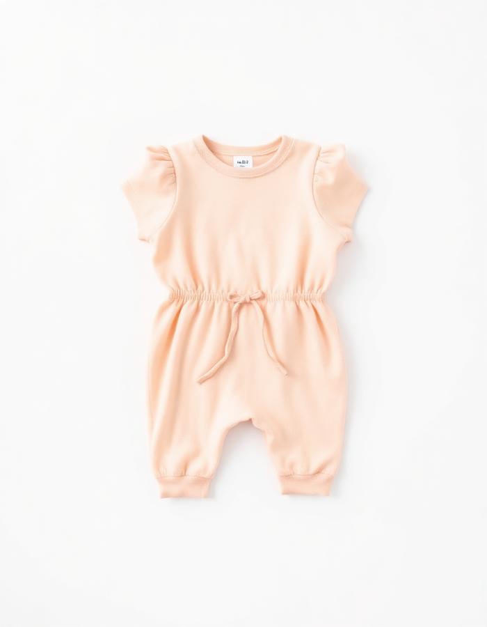 Peach Cloud Romper
